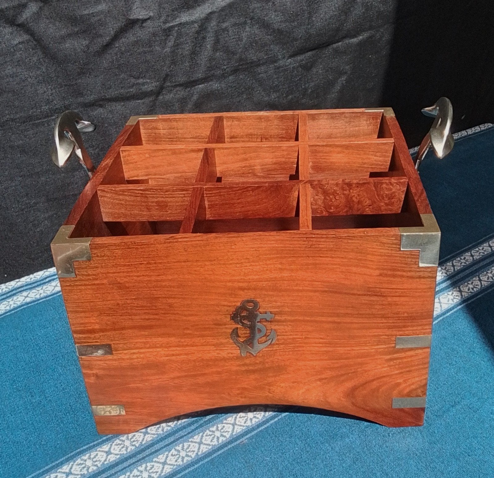 Vintage drankkratje voor sloep of mancave, Antiek en Kunst, Ophalen of Verzenden