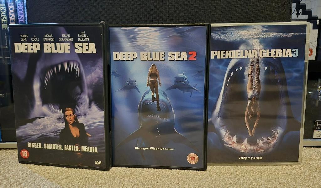 Deep Blue Sea 1-3 Collection (1999-2020), Vanaf 16 jaar, Ophalen of Verzenden, Zo goed als nieuw, Overige genres