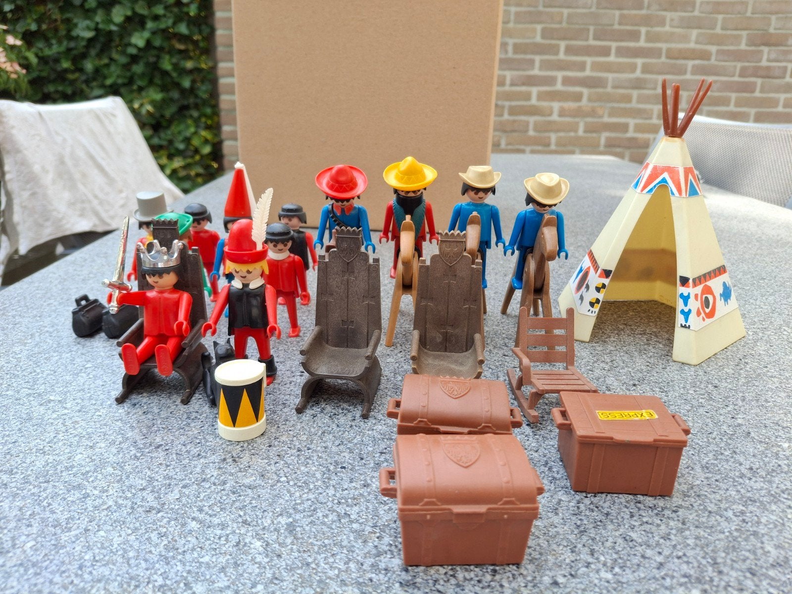 Grote Playmobil set: Indianen, ridders en meer!, Kinderen en Baby's, Speelgoed | Playmobil, Gebruikt, Ophalen of Verzenden