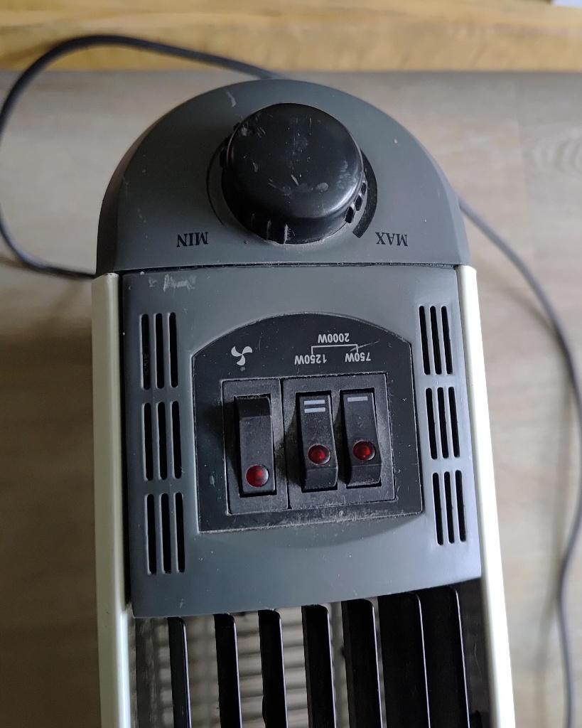 Te koop: electrische thermostaat kachel, Huis en Inrichting, Kachels, Ophalen, Zo goed als nieuw, Elektrisch, Overige soorten