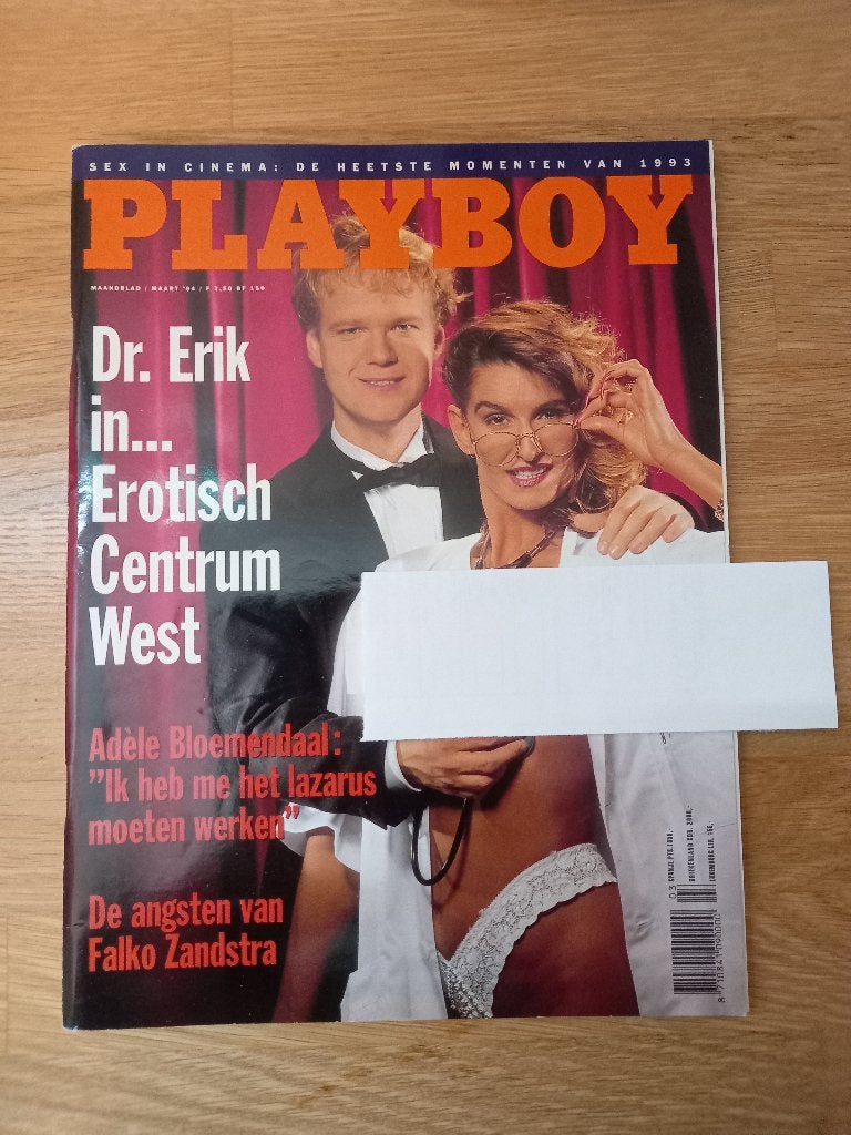 Playboy – Maart 1994 – Rob van Hulst (medisch centrum west), Ophalen of Verzenden, Gelezen, Overige typen