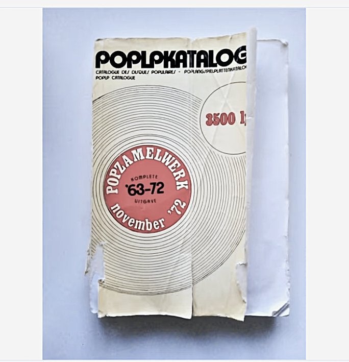Poplpkatalogus Popzamelwerk '63-'72 Jos Stikvoort *1972, Gelezen, Ophalen of Verzenden, Jos Stikvoort, Overige onderwerpen