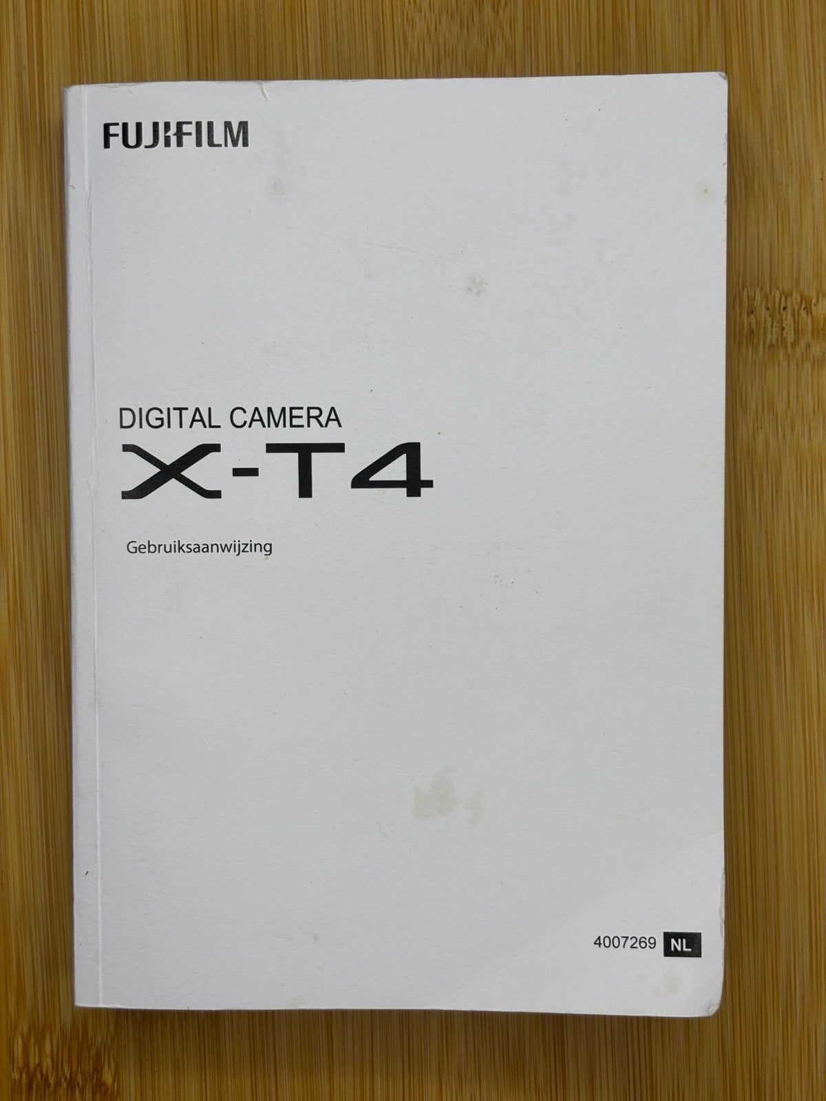 Fujifilm X-T4 Gebruiksaanwijzing nederlandstalig, Audio, Tv en Foto, Fotocamera's Digitaal, Spiegelreflex, Ophalen of Verzenden