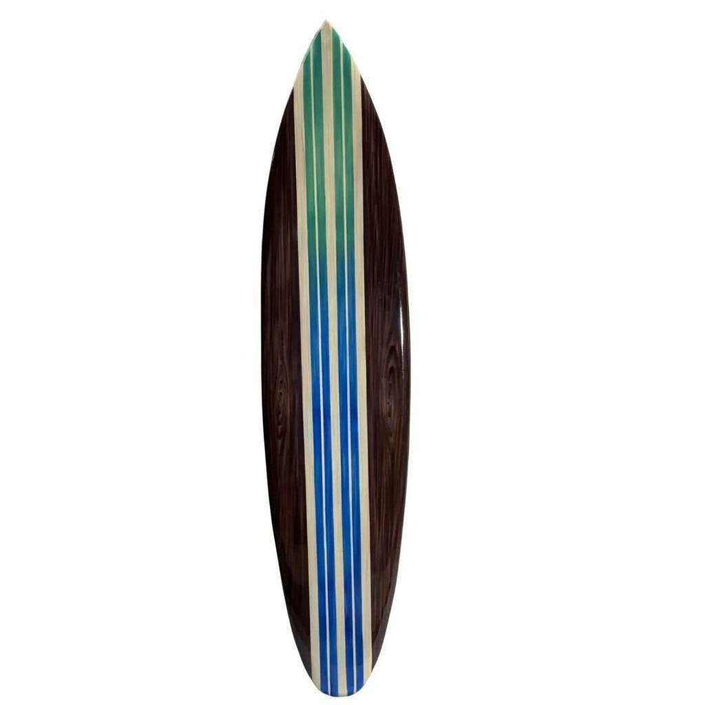 Emerald Sea 1 surfplank - 150 cm - houten decoratie, Huis en Inrichting, Woonaccessoires | Wanddecoraties, Storkstraat, zoetermeer