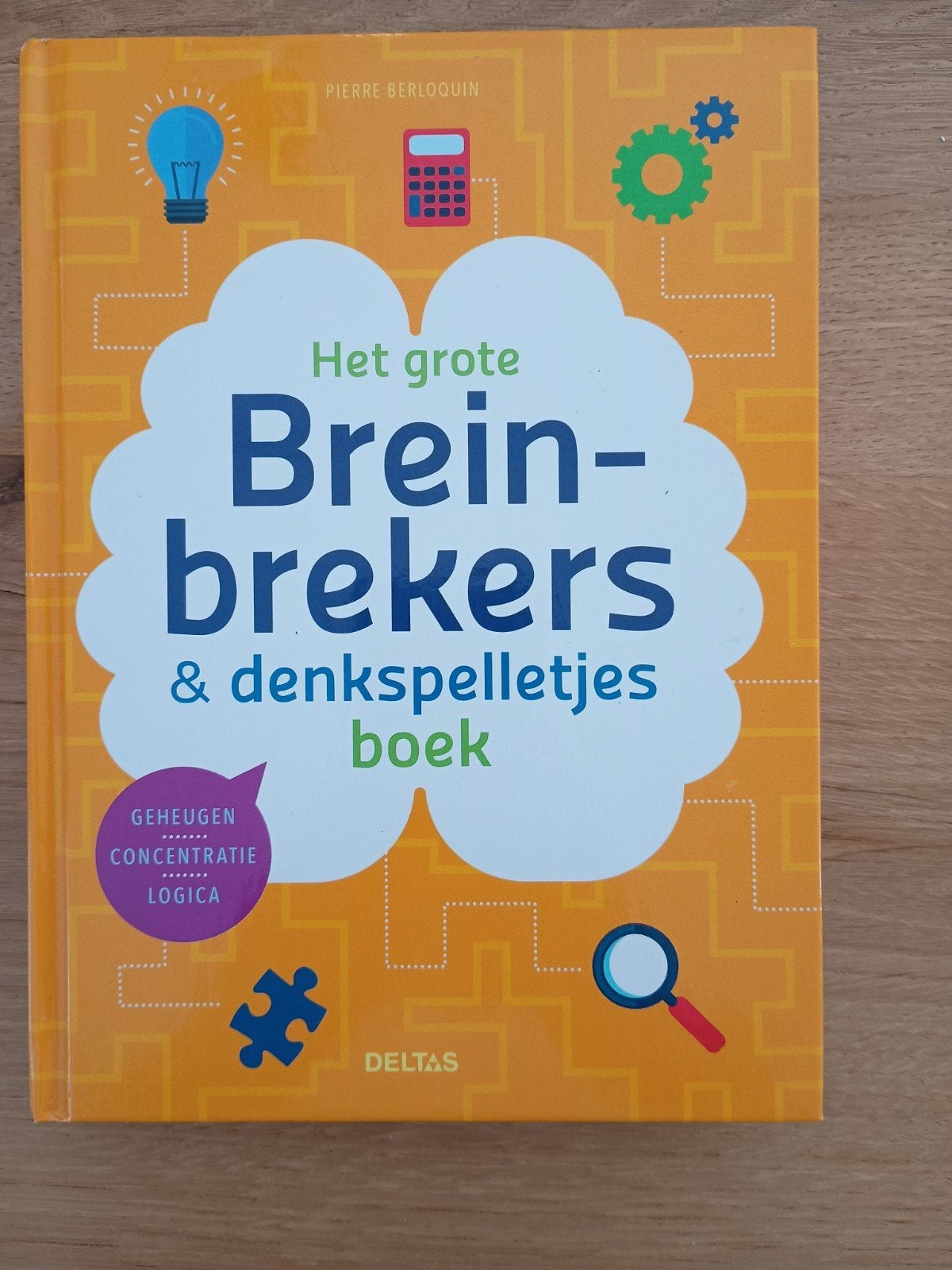 Het grote Breinbrekers & Denkspelletjes Boek, Ophalen of Verzenden, Minder dan 500 stukjes, Zo goed als nieuw, Puzzelboek