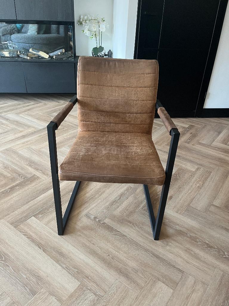 Eetkamerstoelen 6 stuks, Huis en Inrichting, Stoelen, Ophalen, Gebruikt, Overige kleuren, Vijf, Zes of meer stoelen