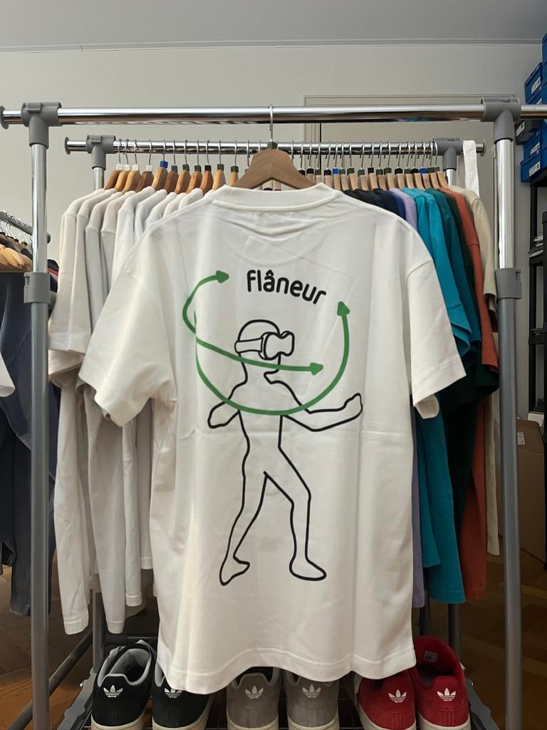 Flaneur Vision T-shirt, Flaneur, Wit, Nieuw, Ophalen of Verzenden