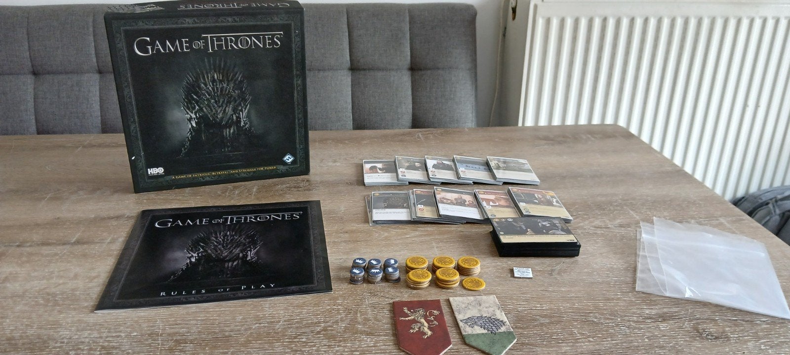 Game of thrones card game 2 player ff fantasy flight GOT, Een of twee spelers, Ophalen of Verzenden, Zo goed als nieuw, Fantasy Flight Games
