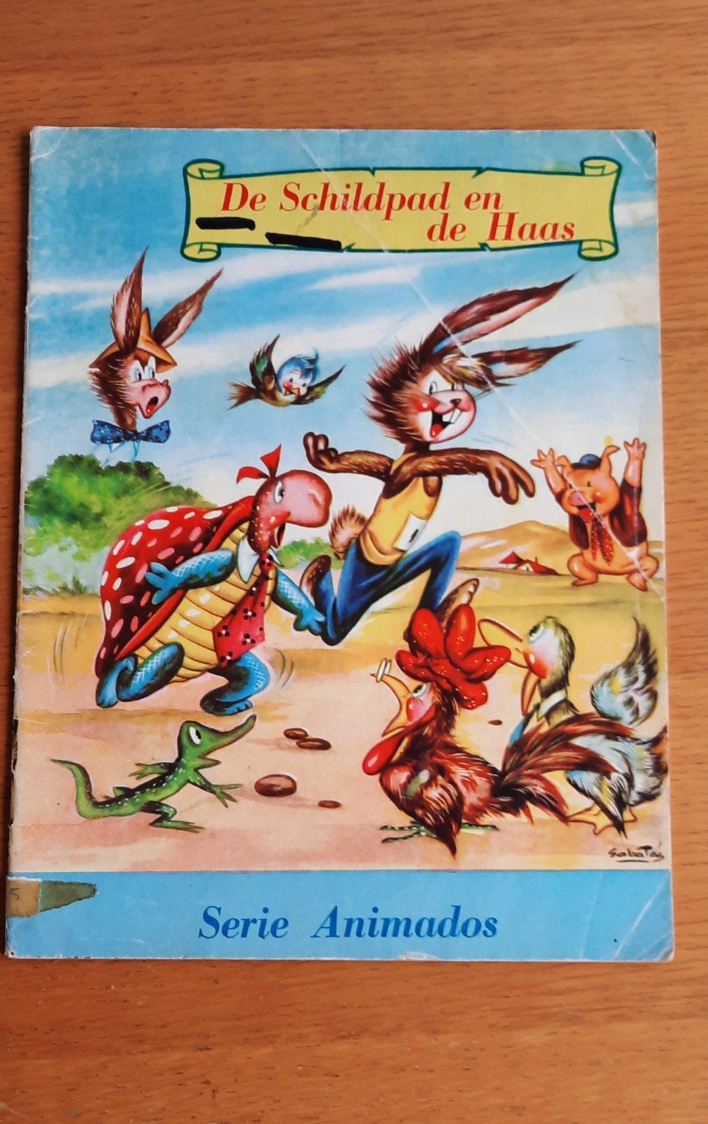 Boek: De Schildpad en de Haas Serie Animados met prachtige, Ophalen of Verzenden