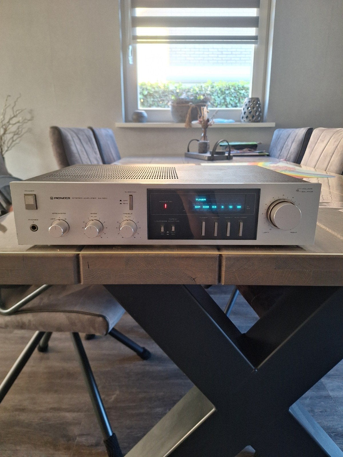Pioneer SA-520 Stereo Versterker - Vintage Audio, Audio, Tv en Foto, Versterkers en Receivers, Ophalen of Verzenden, Zo goed als nieuw