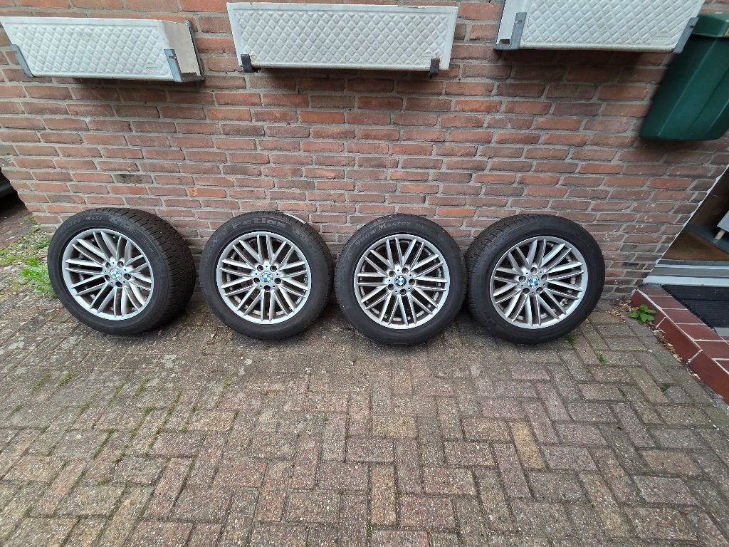 BMW OEM 18 inch Styling 94 BBS RX 261 245/50 R18 winterset, Ophalen, 18 inch, 245 mm, Banden en Velgen