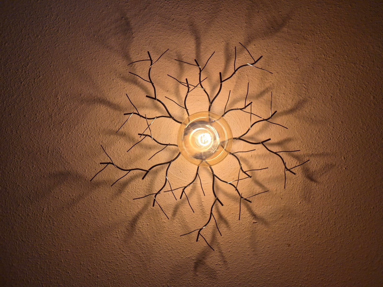 Unieke hanglamp met takken design, Ophalen of Verzenden, Zo goed als nieuw