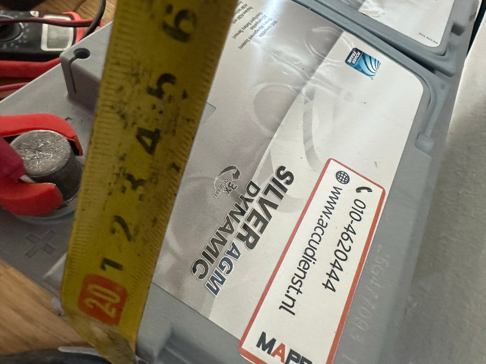 VARTA Silver AGM Dynamic Accu 12V 95Ah 850A (EN), Ophalen, Gebruikt, Overige automerken