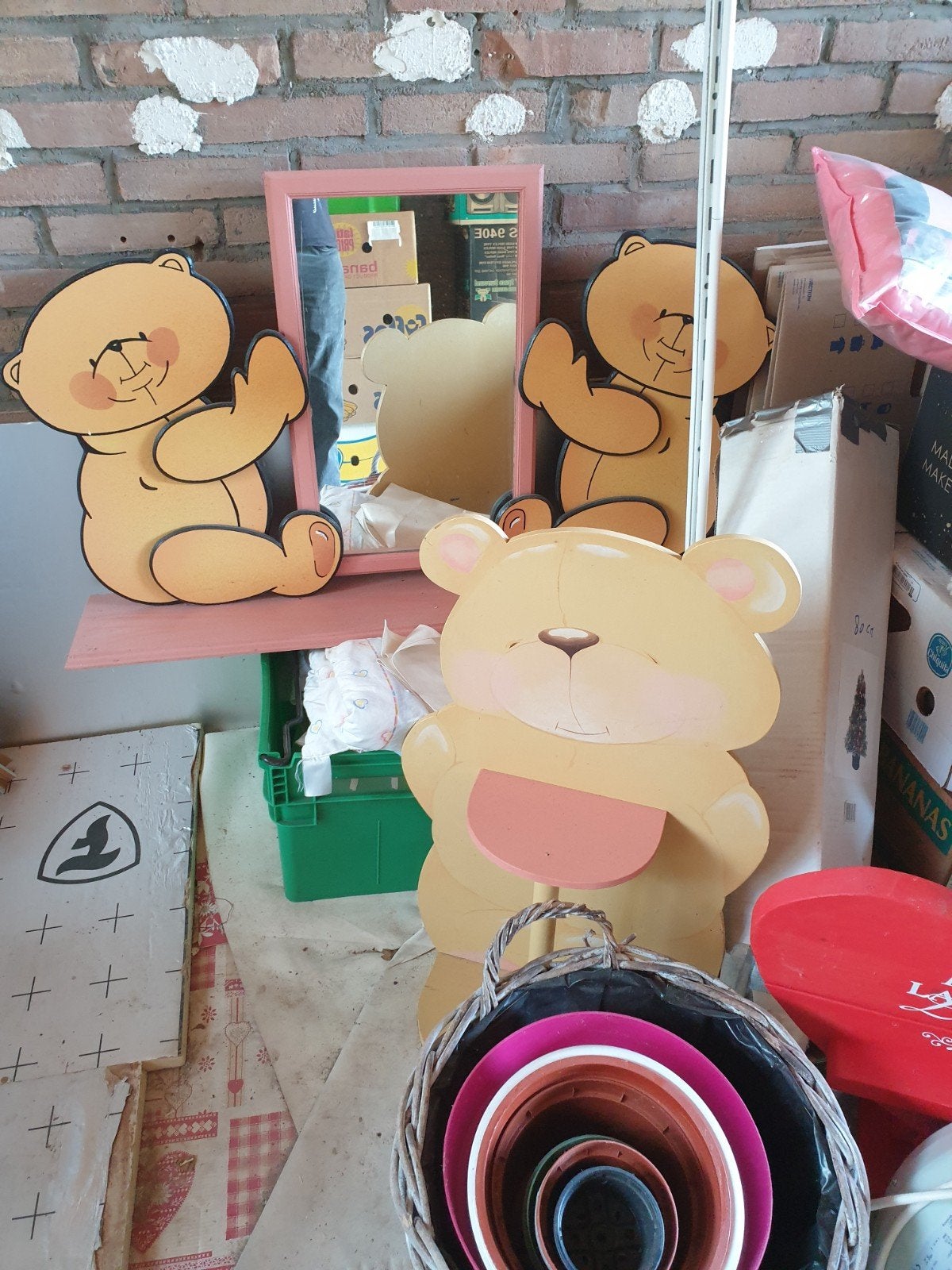 te koop rommelmarkt spullen, Ophalen