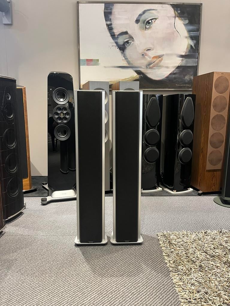 Piega Premium 5.2 luidsprekers - Aluminium - Te beluisteren, Gebruikt, 60 tot 120 watt, Front, Rear of Stereo speakers, Ophalen