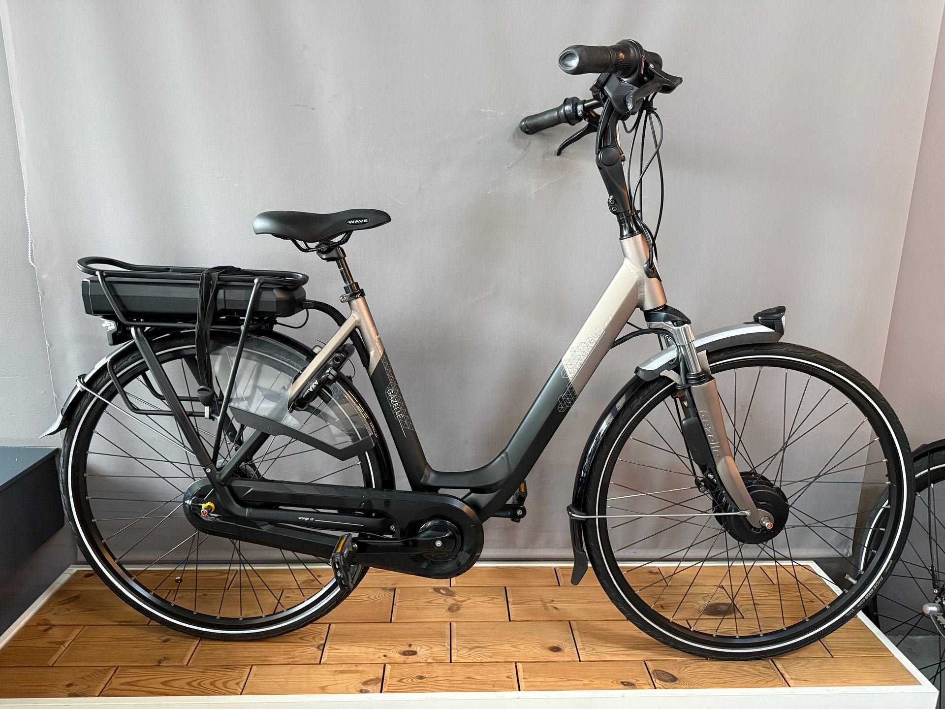 Elektrische fiets GAZELLE ORANGE C7 PLATINUM ACCU, -, -, Zo goed als nieuw, 51 tot 55 cm