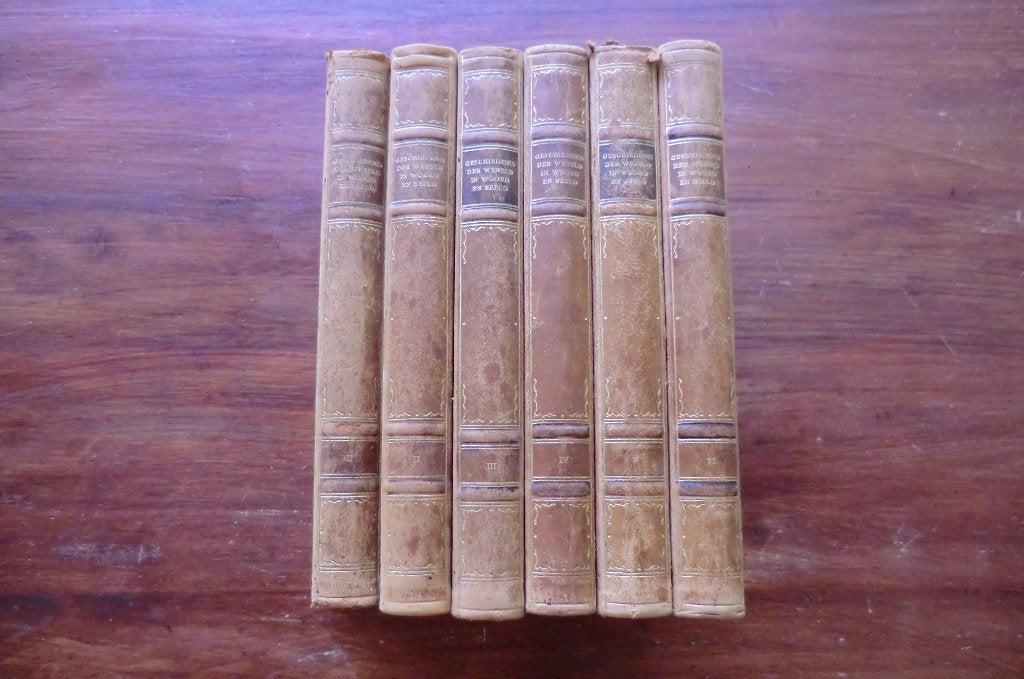 6-delige reeks - Geschiedenis der wereld in woord en beeld, Boeken, Geschiedenis | Wereld, Ophalen of Verzenden, Gelezen, Overige gebieden