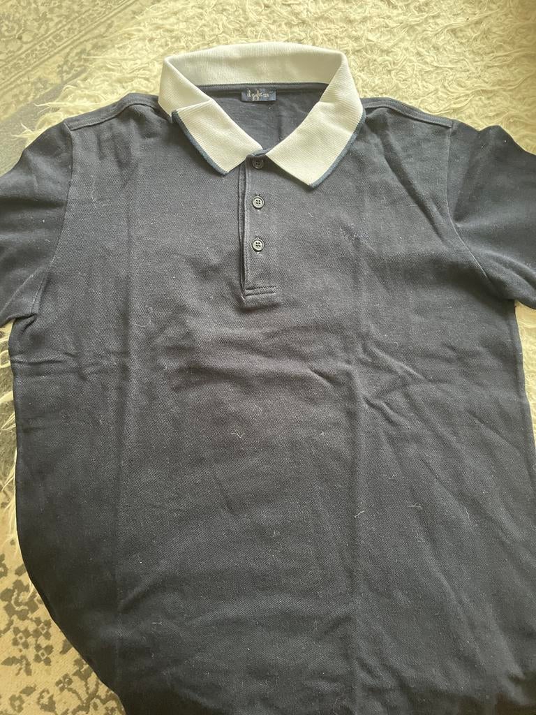 Il Gufo Polo Shirt - Donkerblauw met Witte Kraag, Ophalen, Gedragen, Overige maten, Blauw