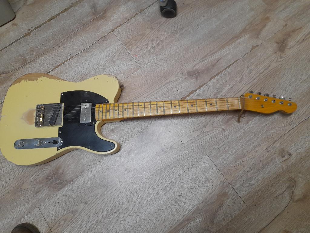 Custom telecaster+ Fernandes Revival, Muziek en Instrumenten, Ophalen of Verzenden, Zo goed als nieuw, Solid body, Overige merken