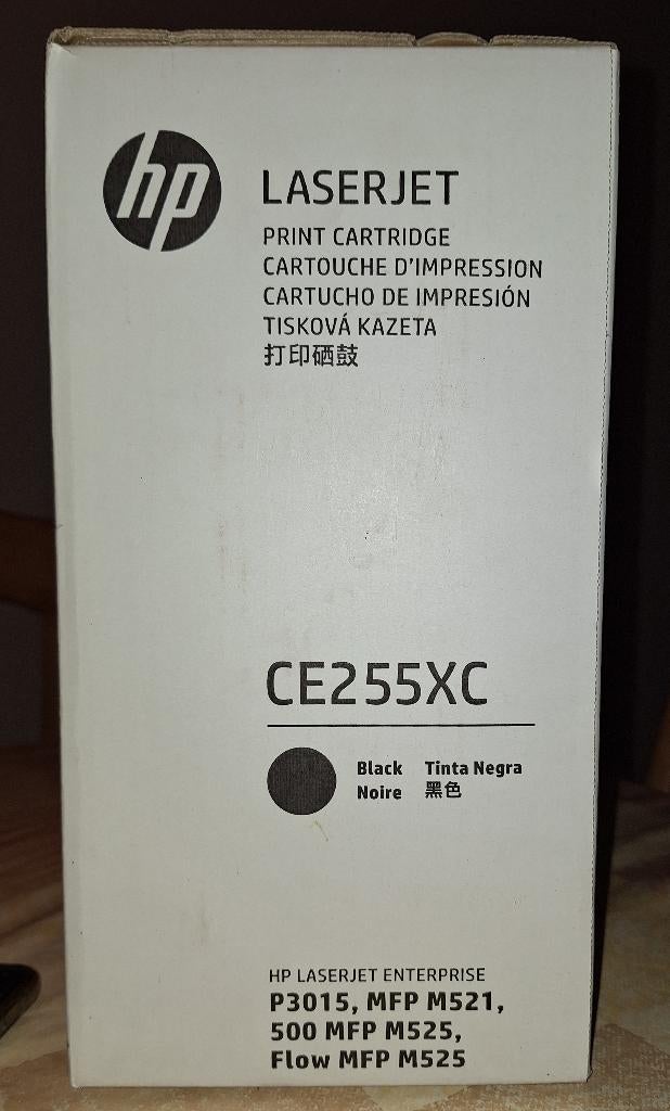 Toner HP CE255X 55X zwart - nieuw, Ophalen of Verzenden, Nieuw, Toner, HP (ORIGINEEL)