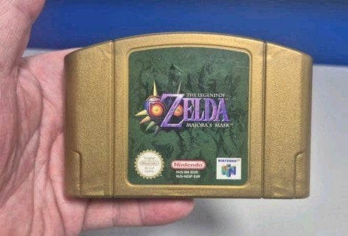 Nintendo 64: The Legend of Zelda Majora's Mask Gold Game Pak, Avontuur en Actie, Gebruikt, 1 speler, Ophalen of Verzenden