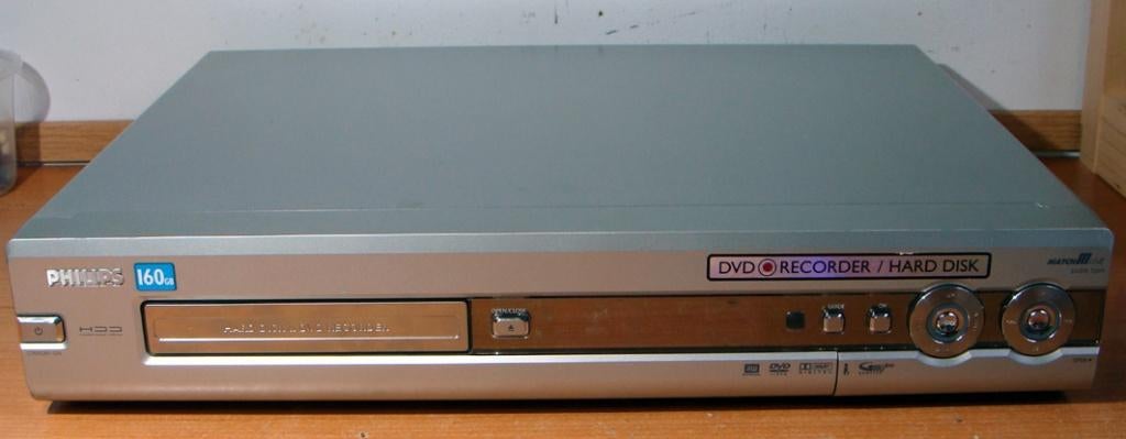 Keurig werkende Philips DVDR 725H dvd + 160GB harddiskspeler, Audio, Tv en Foto, Dvd-spelers, Zo goed als nieuw, Dvd-speler, Philips