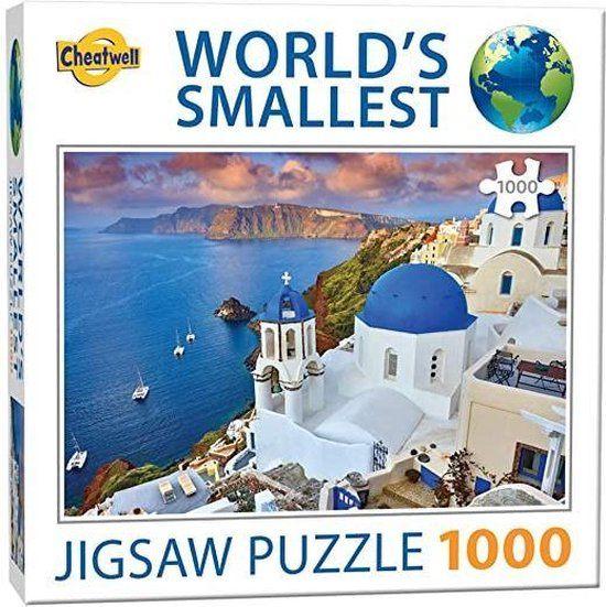 World's Smallest: Santorini 1000 stukjes, Ophalen of Verzenden, 500 t/m 1500 stukjes, Nieuw, Legpuzzel