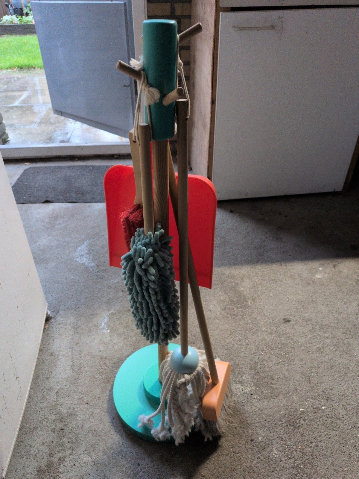 Houten speelgoed schoonmaakset voor kinderen, Ophalen, Gebruikt, Jongen of Meisje