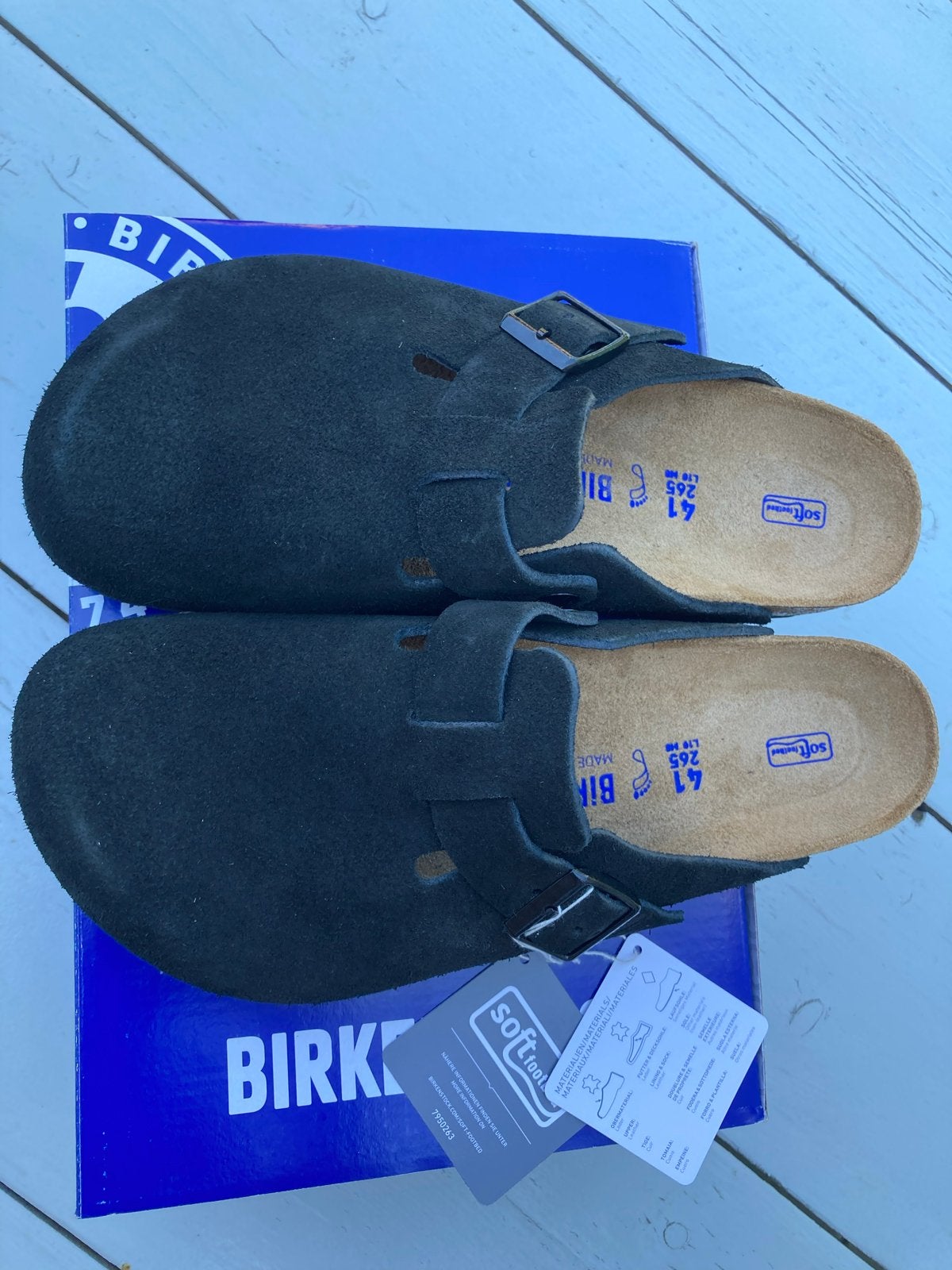 Birkenstock Boston Clogs Zwart Maat 41 Nieuw €165, Kleding | Dames, Schoenen, Ophalen of Verzenden, Nieuw, Zwart, Instappers