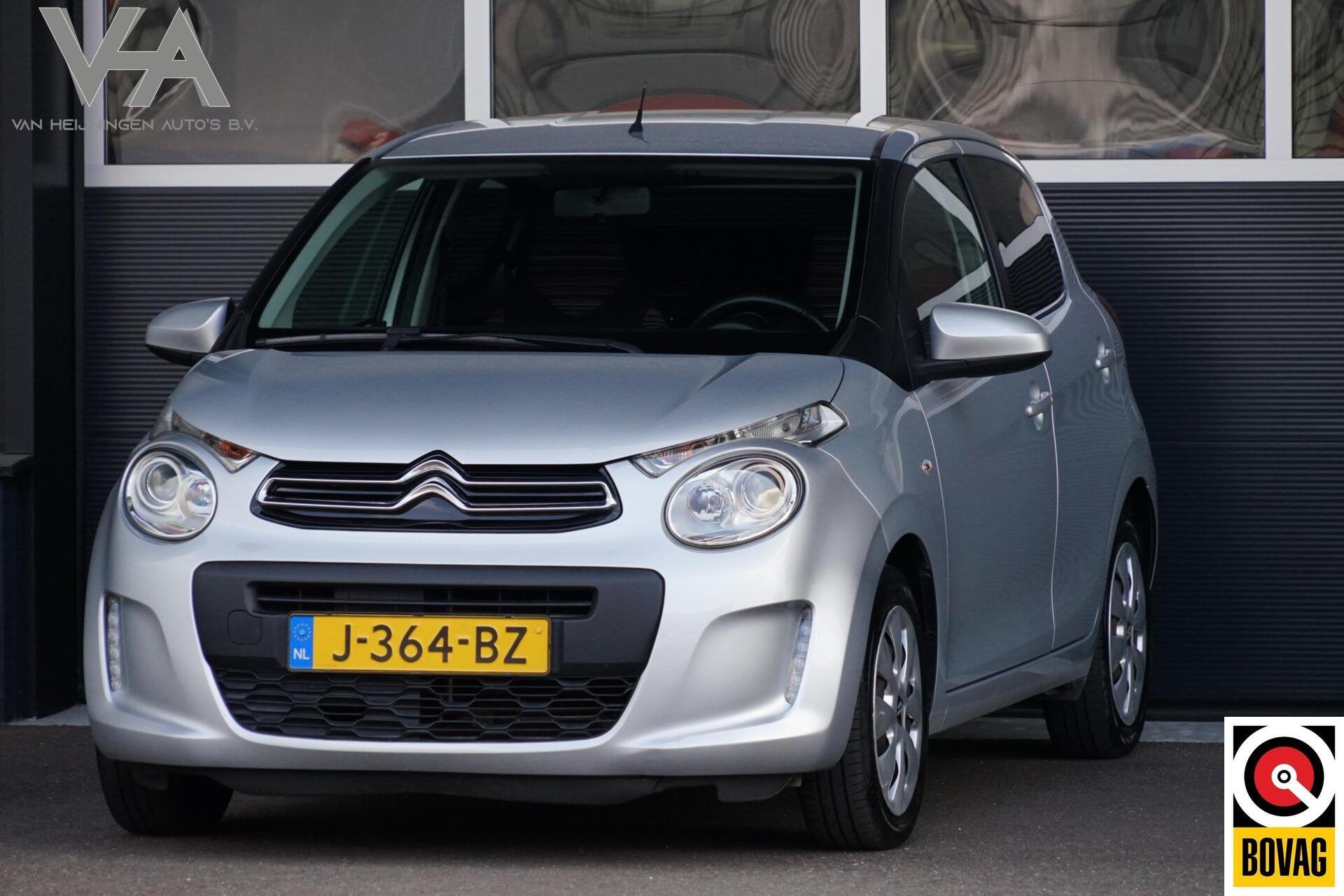 Citroen C1 1.0 VTi Feel NL, bluetooth, LED, airco, nw APK, Auto's, Voorwielaandrijving, Gebruikt, Euro 6, Start-stop-systeem