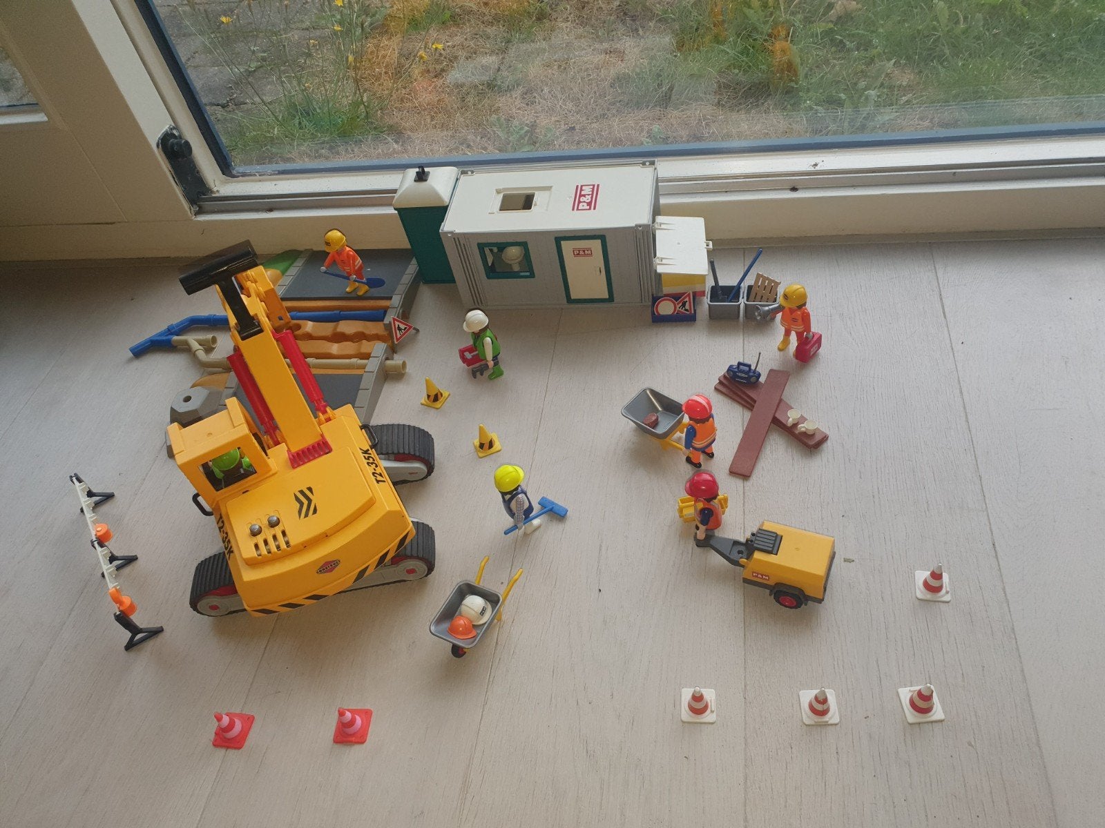 Playmobil City Action Bouwplaats met Graafmachine en Keet, Kinderen en Baby's, Speelgoed | Playmobil, Ophalen, Gebruikt, City action
