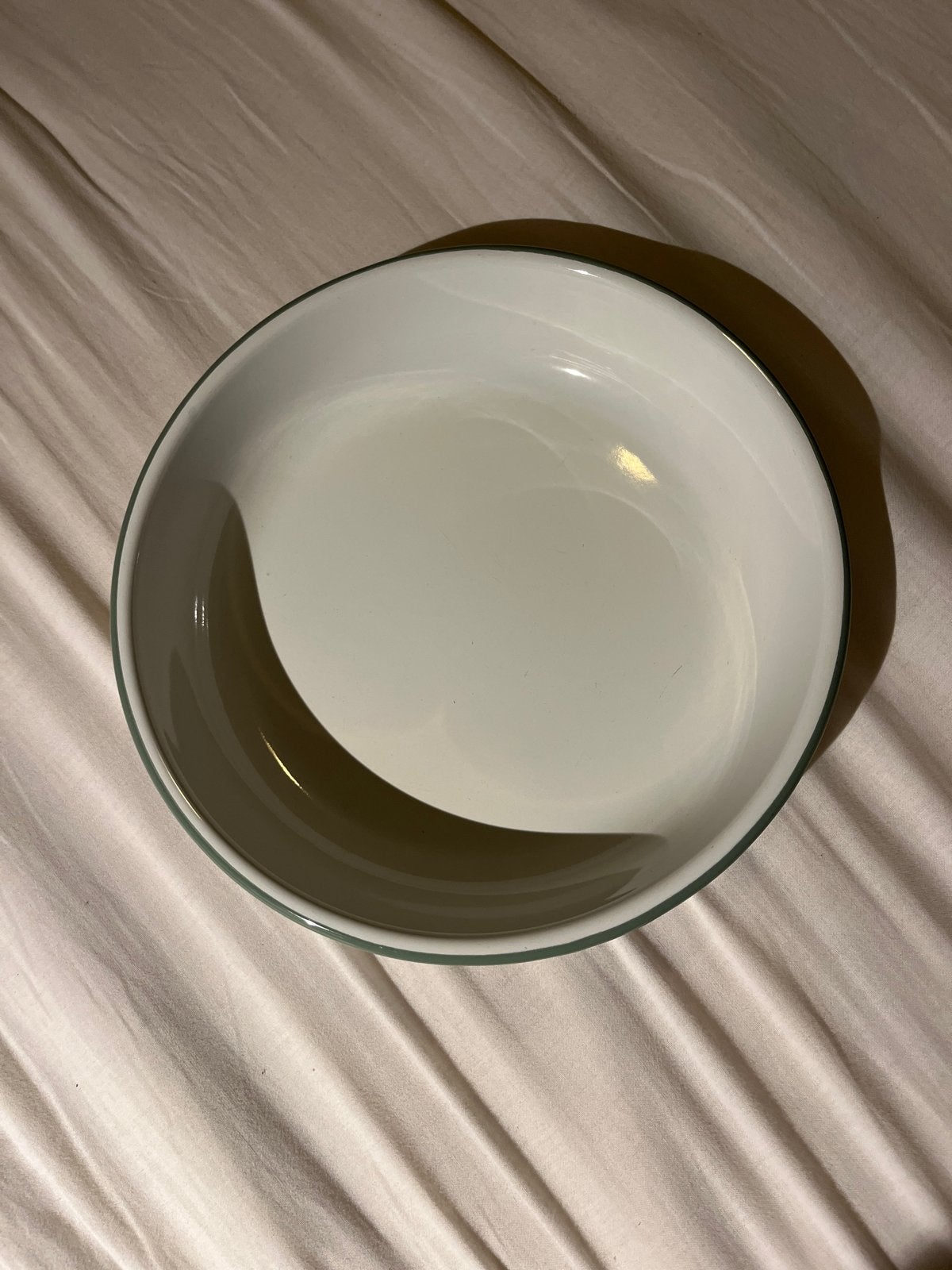Diep emaille bord, 23 cm - dille&kamille, Ophalen, Overige materialen, Overige merken, Klassiek