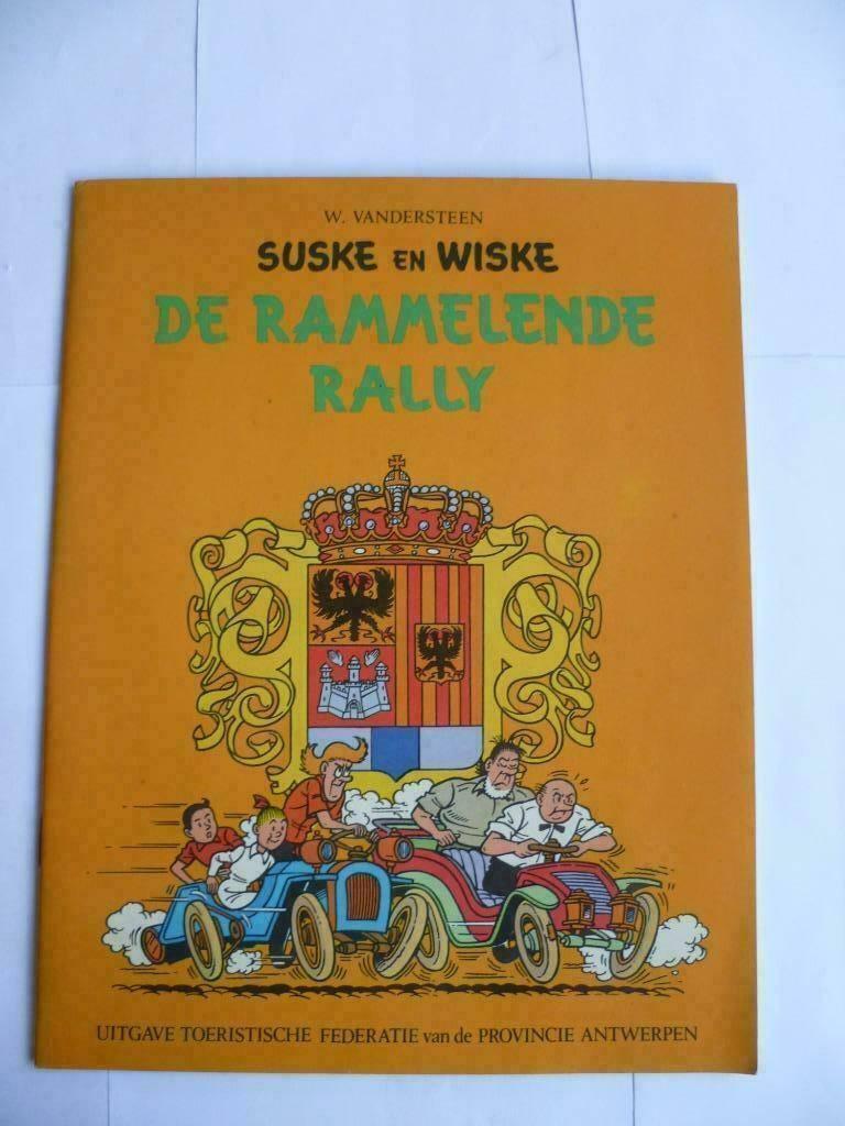 S&W 1E DRUK"DE RAMMELENDE RALLY"TOERISME ANTWERPEN UIT 1973, Boeken, Stripboeken, Zo goed als nieuw, Eén stripboek, Ophalen of Verzenden