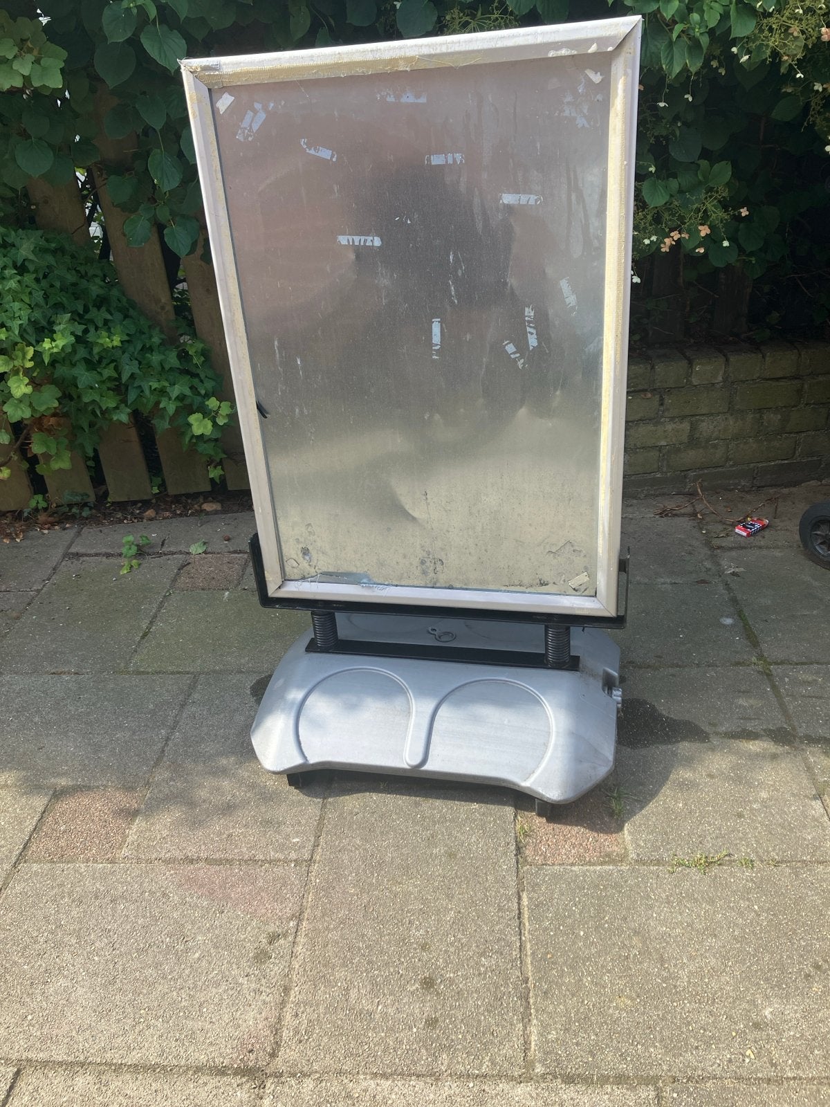 Stoepbord/reclamebord met wieltjes, Ophalen of Verzenden