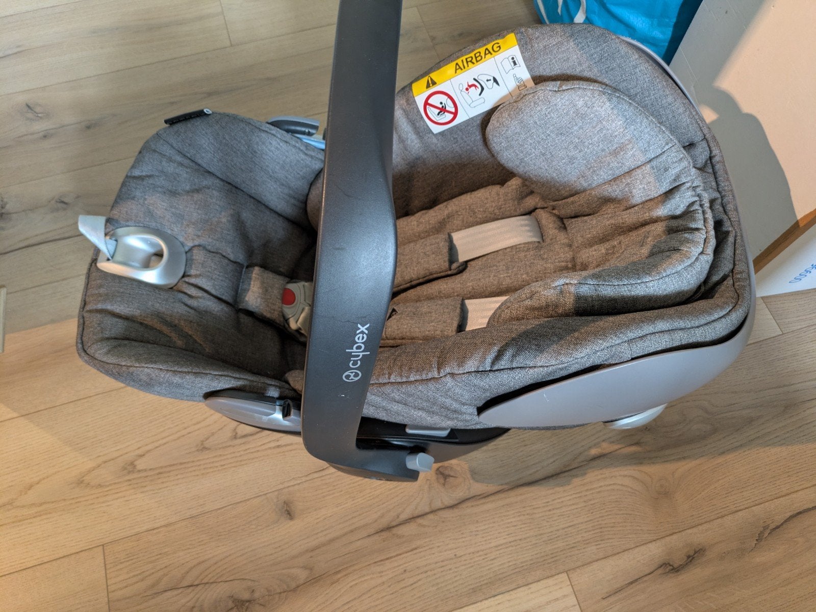 Cybex Platinum autostoel met 2x Isofix base, Gebruikt, Verstelbare rugleuning, Isofix, 0 t/m 13 kg