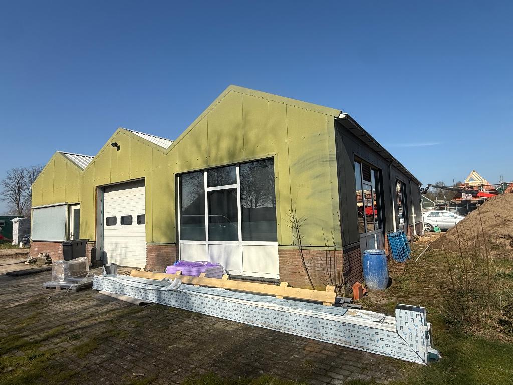 te koop schuur sandwichpanelen staalconstructie loods opslag, Tuin en Terras, Gebruikt, Schuur, Ophalen of Verzenden, Zonder ramen