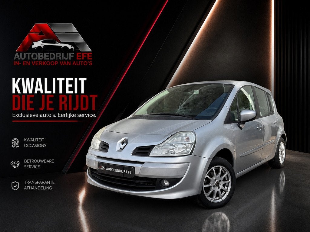 Renault Grand Modus 1.2 TCE Dynamique Airco*C.control*Apk*Tr, Auto's, Renault, Voorwielaandrijving, Gebruikt, Zwart, 4 cilinders