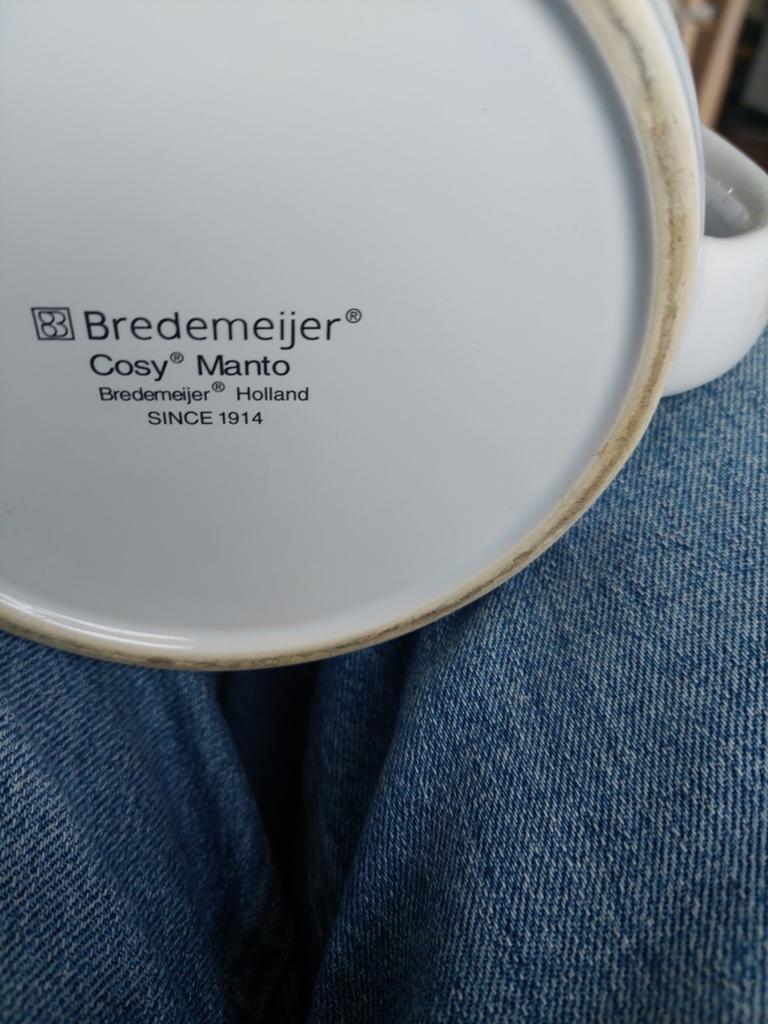 Bredemeijer Cosy Manto Theepot - Wit met RVS Isolatiekap, Ophalen of Verzenden