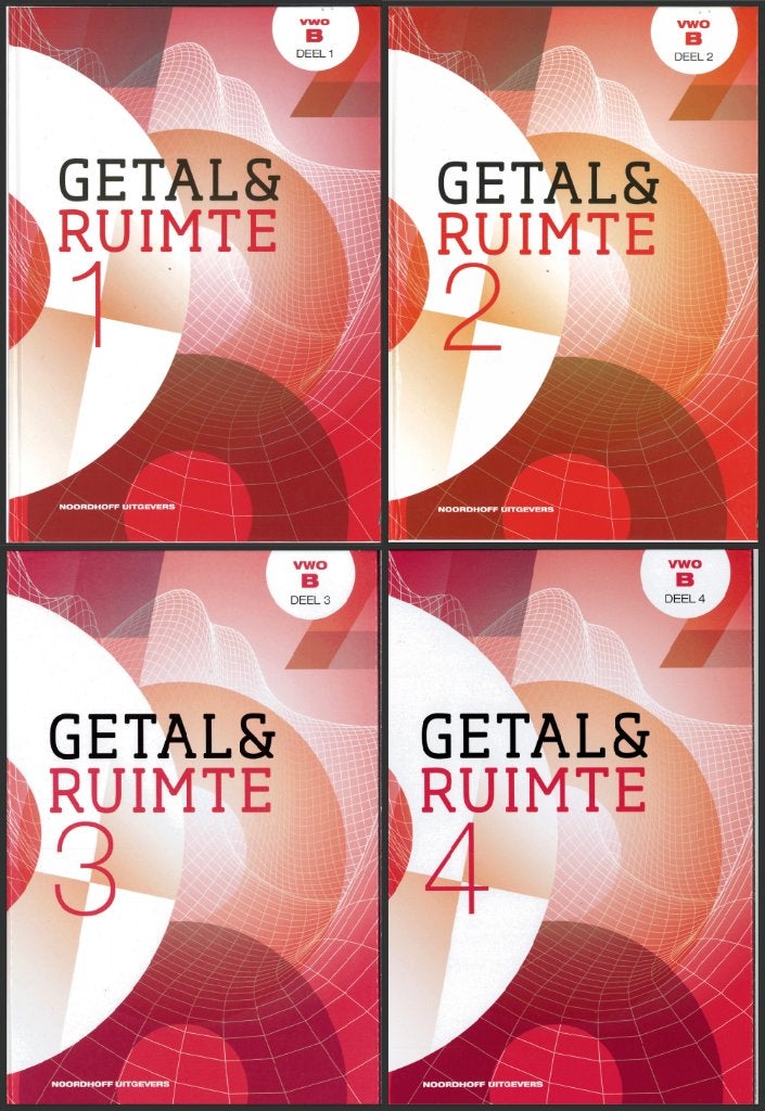 Getal & Ruimte Wiskunde B VWO Deel 1, 2, 3, 4 + Uitwerkingen, VWO, Nieuw, Ophalen of Verzenden, Wiskunde B