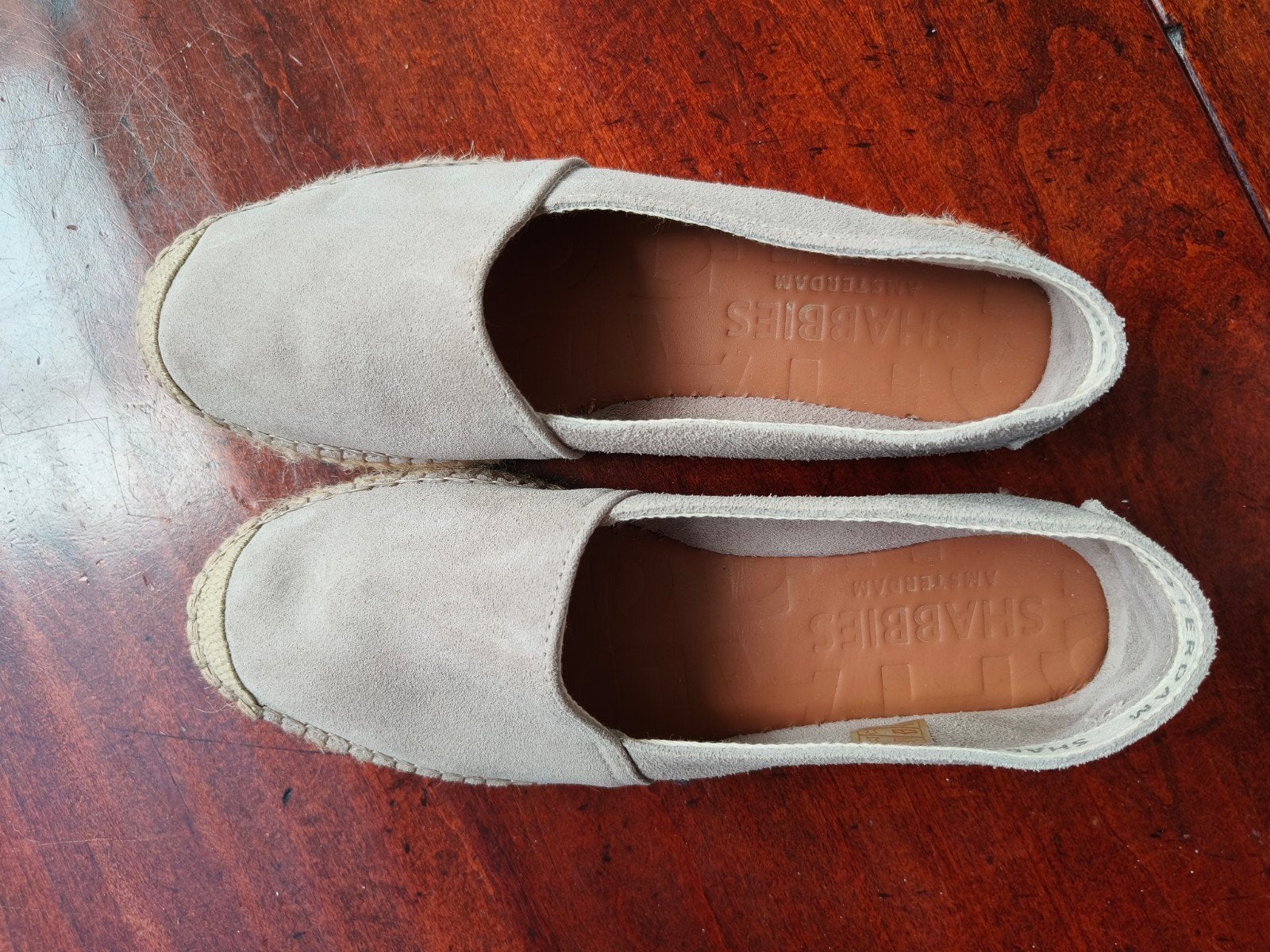 Shabbies Amsterdam Espadrilles Maat 39, Shabbies Amsterdam, Beige, Ophalen of Verzenden, Zo goed als nieuw