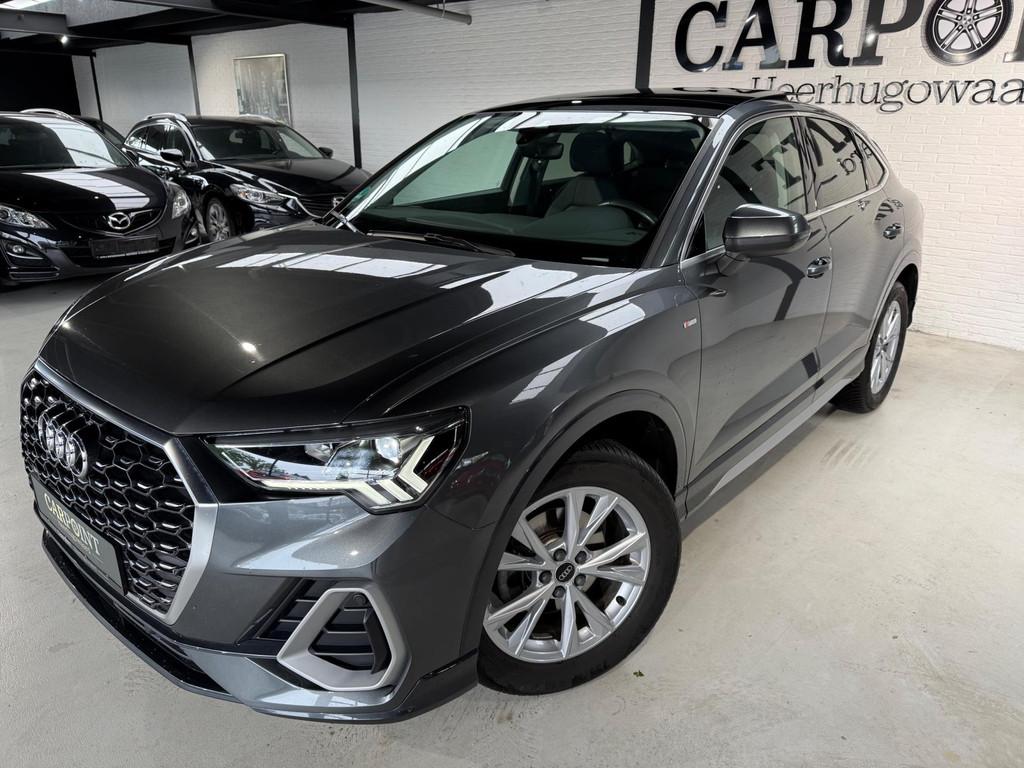 Audi Q3 Sportback 35 TFSI S Edition S Line 2024 Panodak Virt, Voorwielaandrijving, Zwart, 4 cilinders, 150 pk