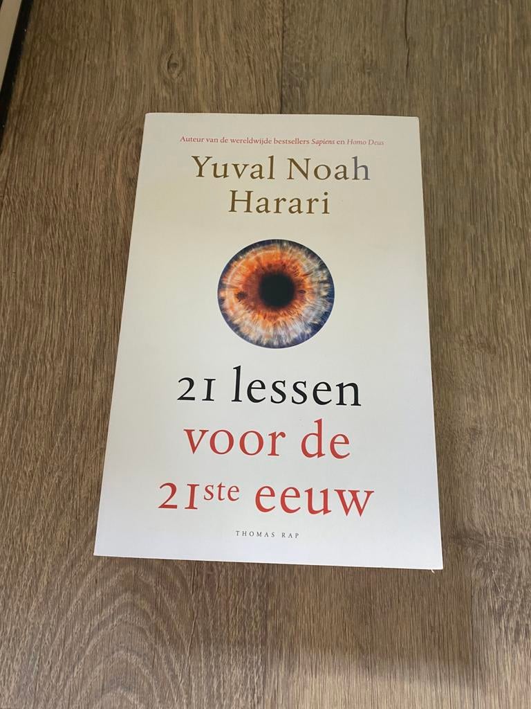 Yuval Noah Harari - 21 lessen voor de 21ste eeuw, Ophalen of Verzenden, Zo goed als nieuw, Yuval Noah Harari