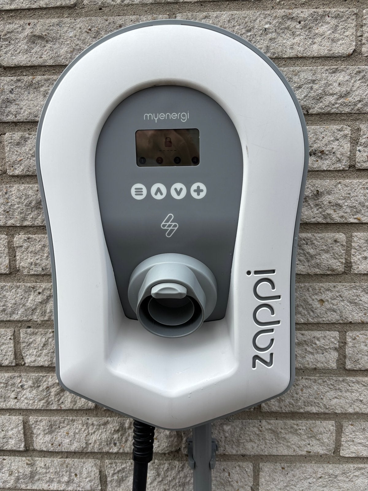 Myenergi Zappi V2 laadpaal + Harvi 3-fase draadloze meter, Verzenden, Gebruikt, Laadpaal en Laadkabel