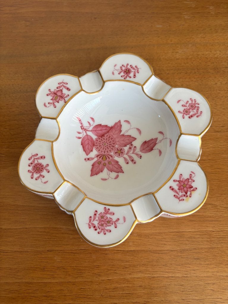 Luxe 3-delige Herend "Apponyi Purpur" set Porselein en Goud, Ophalen