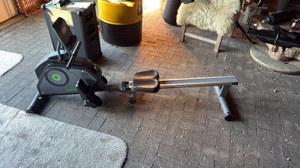 Tunturi R30 roeimachine | Zo goed als nieuw, Ophalen, Aluminium, Zo goed als nieuw, Roeitrainer