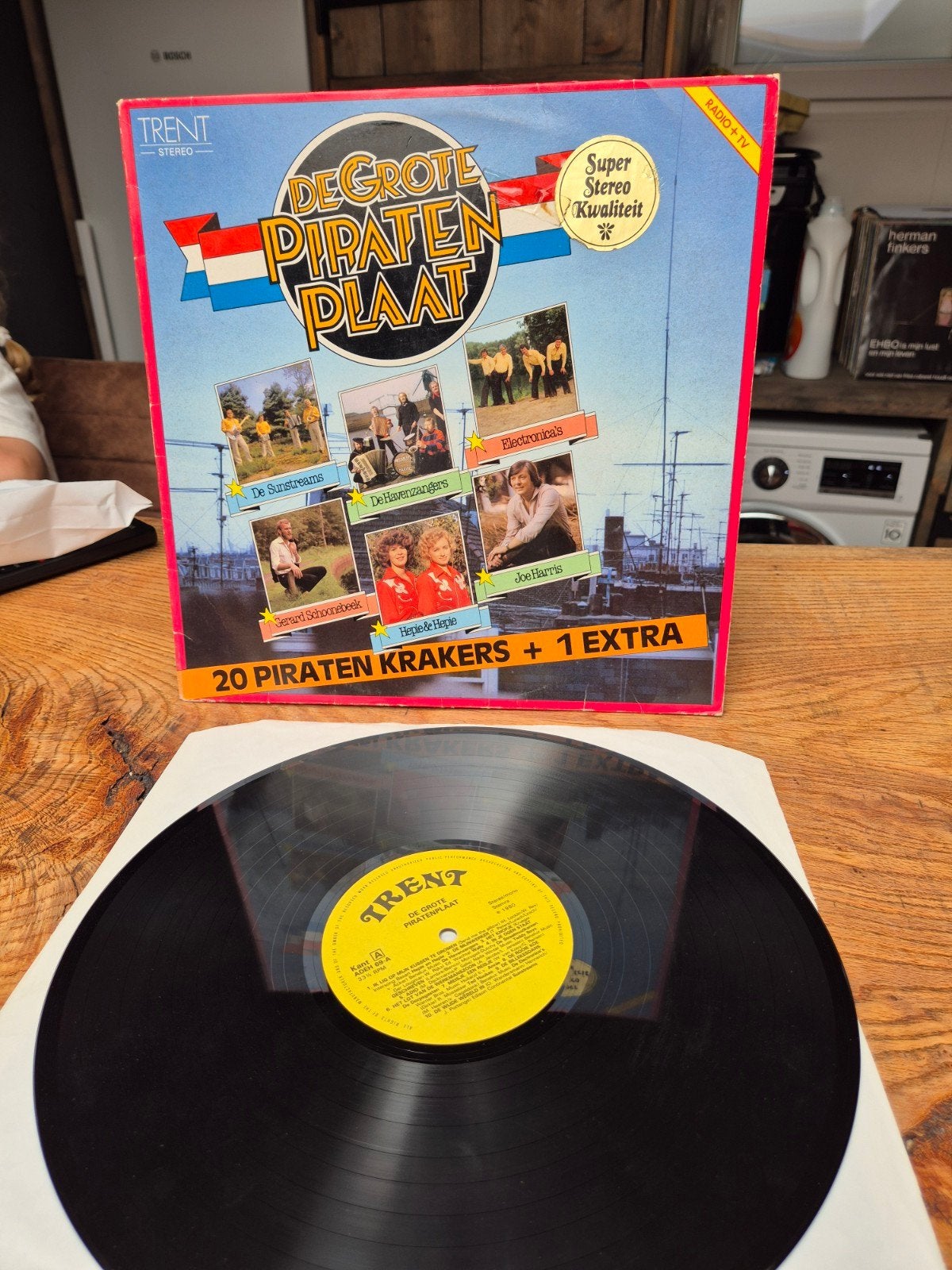 De Grote Piraten Plaat - 20 Piraten Krakers + 1 Extra LP, LP, Ophalen of Verzenden, 12 inch, Gebruikt