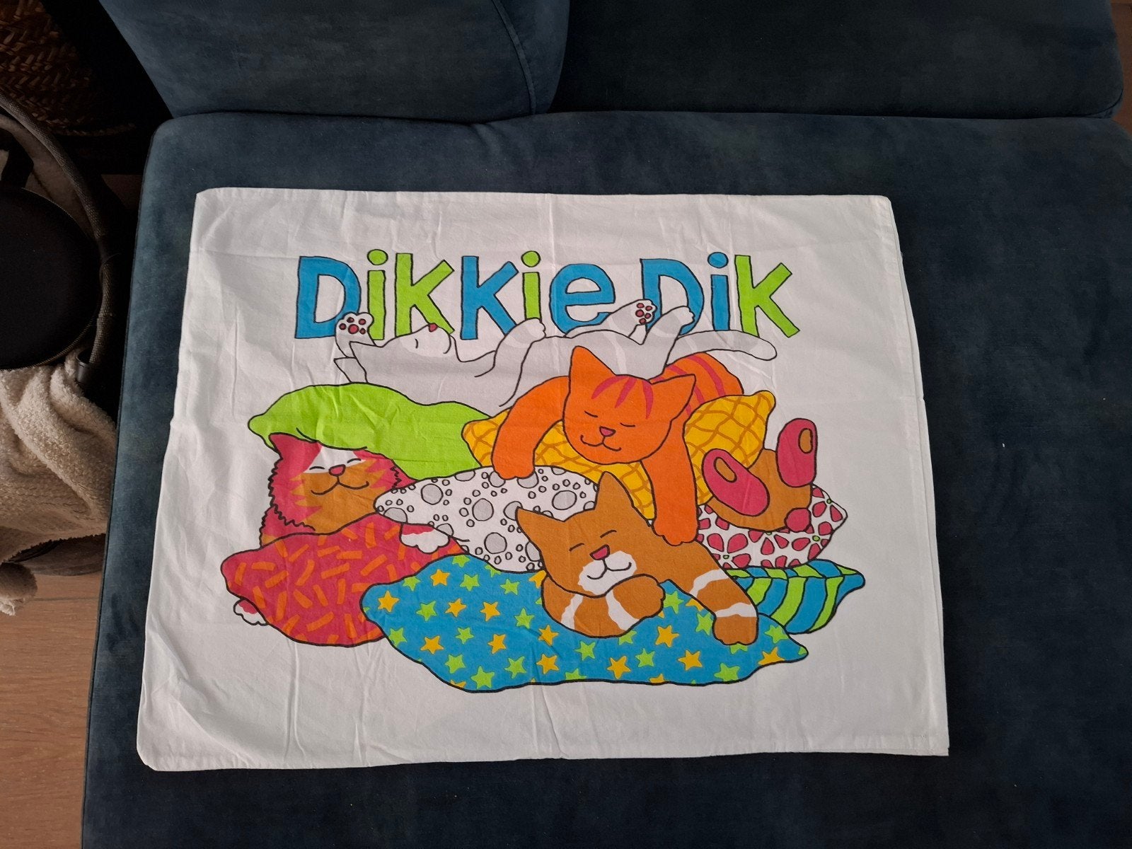 Prachtige Dikkie Dik Kussensloop (Jet Boeke) – 60 x 50 cm –, Ophalen of Verzenden