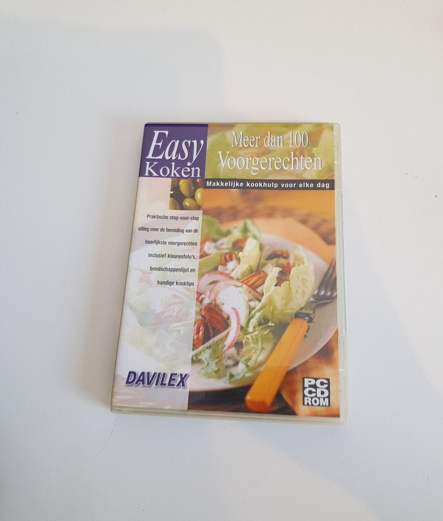 Easy Koken: Meer dan 100 Voorgerechten cd, Computers en Software, Verzenden, Zo goed als nieuw, Overige typen, Windows