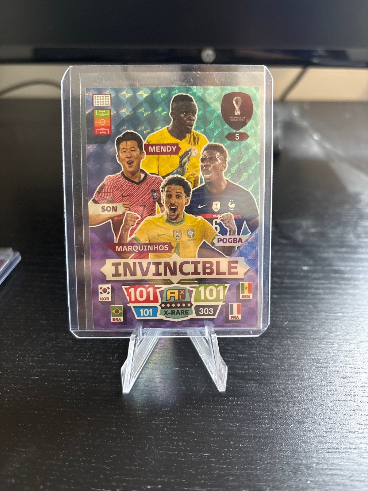 Panini Adrenalyn XL FIFA World Cup Qatar 2022 Invincible, Ophalen of Verzenden, Zo goed als nieuw, Overige sporten, Spelerskaart