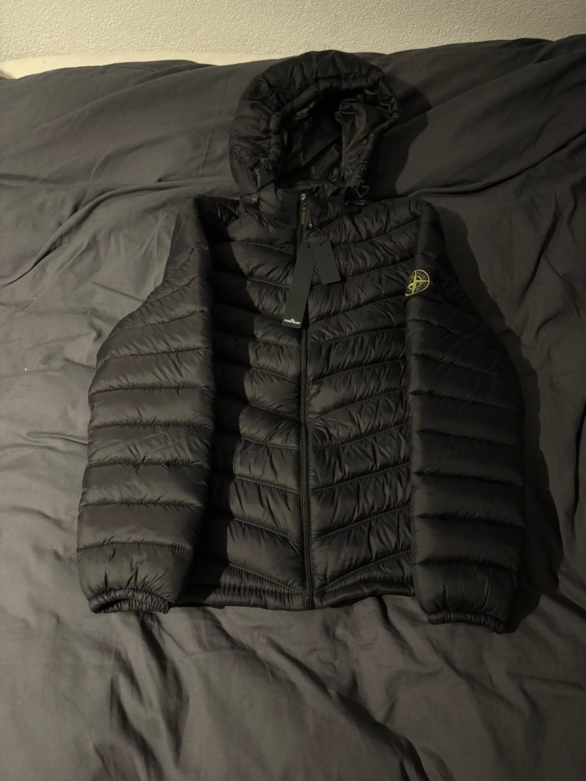 Stone Island Puffer Jas Zwart maat m - Nieuw met labels, Ophalen of Verzenden, Nieuw, Maat 48/50 (M), Zwart